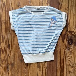 Blue Striped Kids Shirt